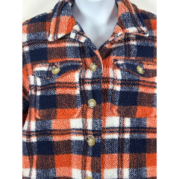 Nasty Gal Check Out The Facts Oversized Shacket Plaid Size 6 - Picture 9 of 13